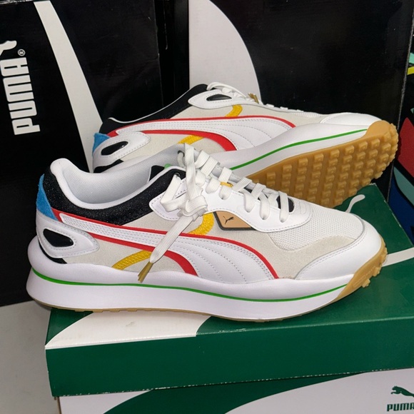 Puma “Street Rider WH” Men’s Size 11 US *New with og Box*  Style code 375820 01 - Picture 2 of 10